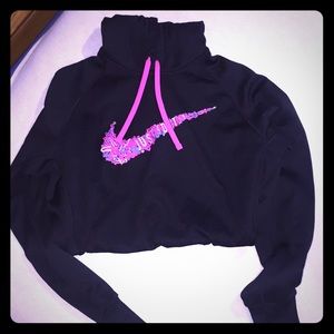 Medium Nike hooded shirt